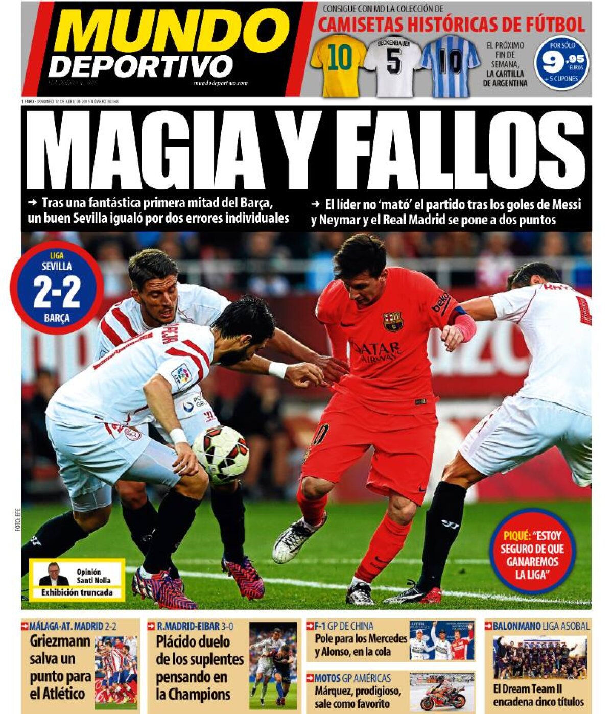 Ce scriu azi ziarele de sport din Europa (12 aprilie 2015)