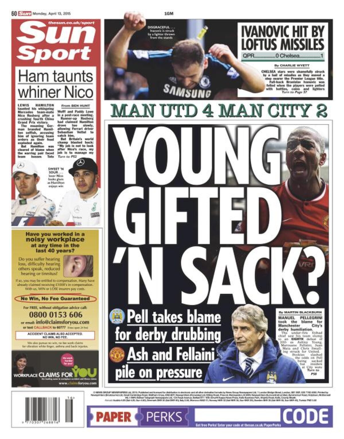 Ce scriu azi ziarele de sport din Europa (13 aprilie 2015)