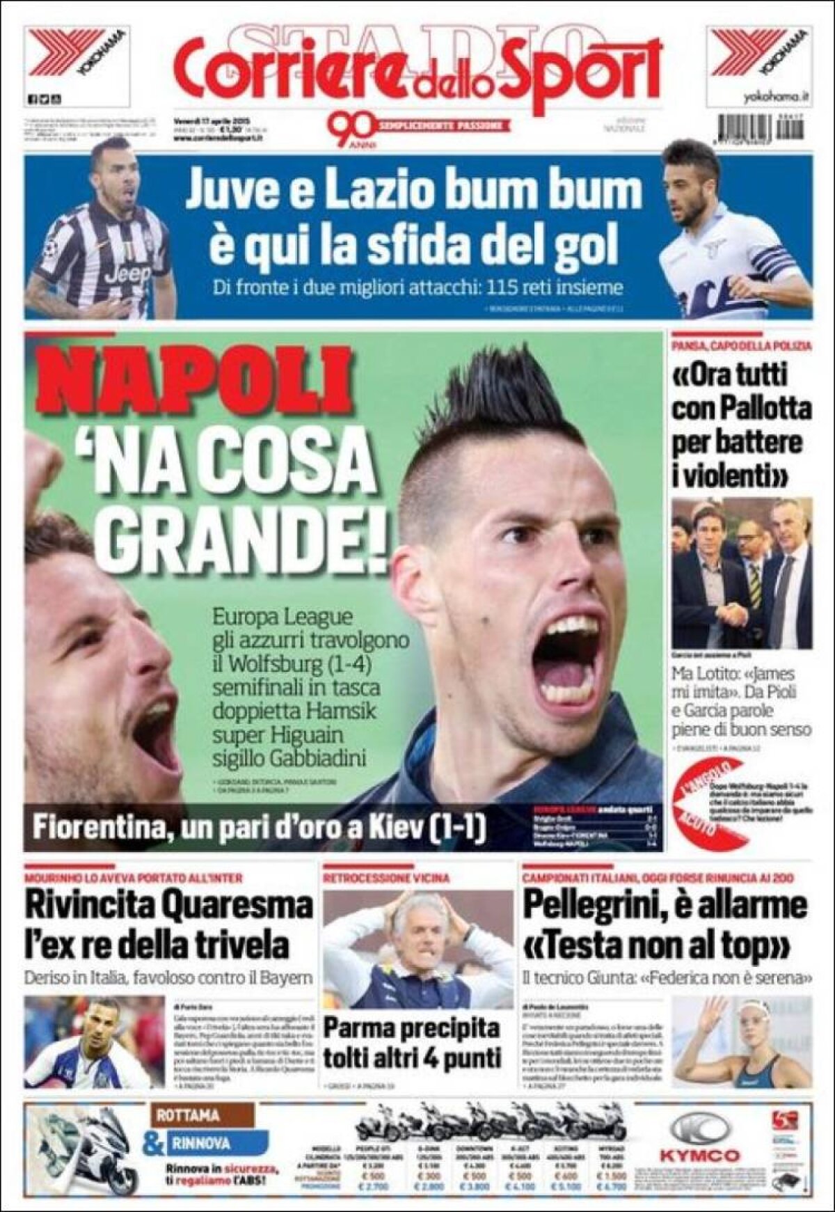 Ce scriu azi ziarele de sport din Europa (17 aprilie 2015)