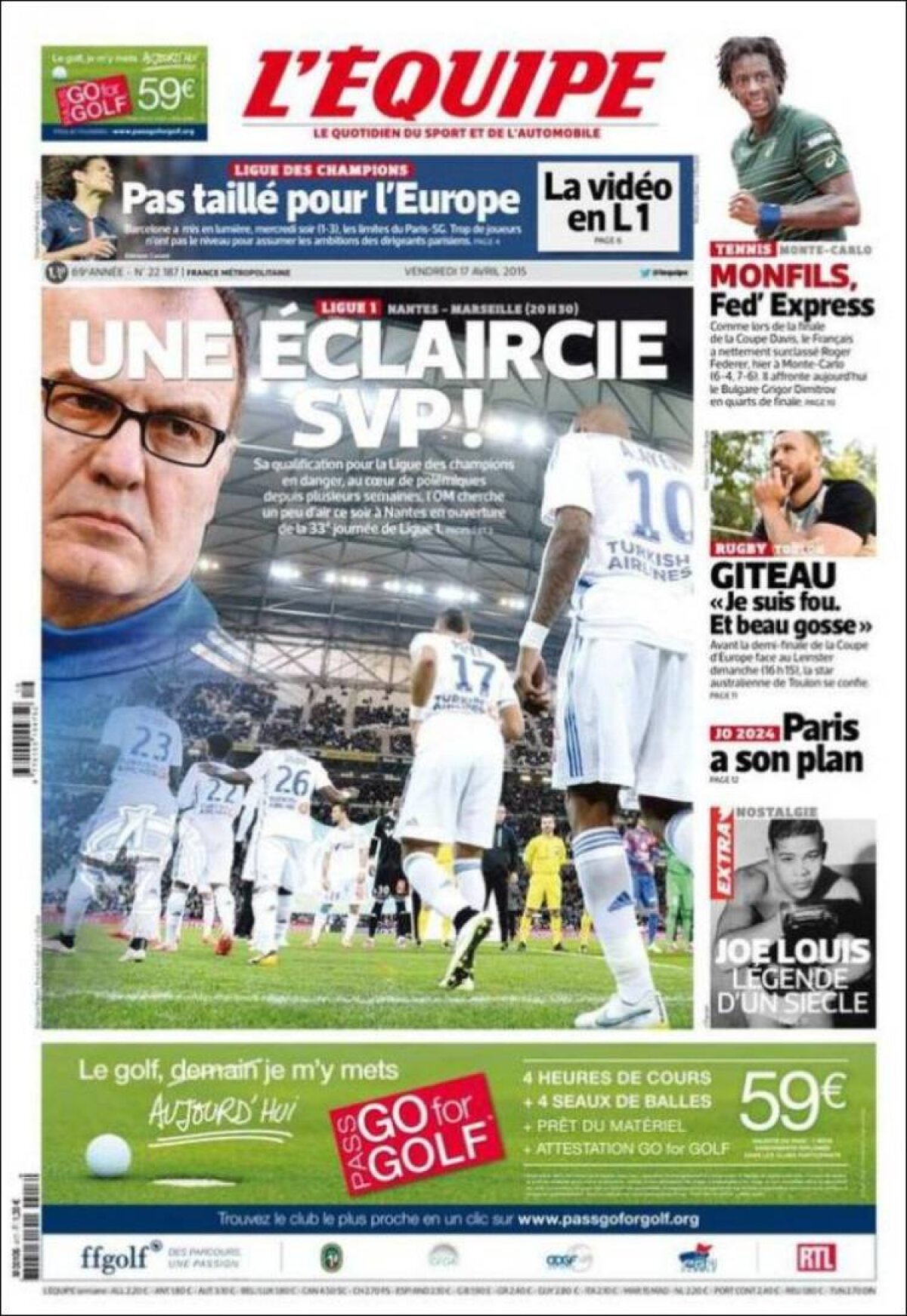 Ce scriu azi ziarele de sport din Europa (17 aprilie 2015)