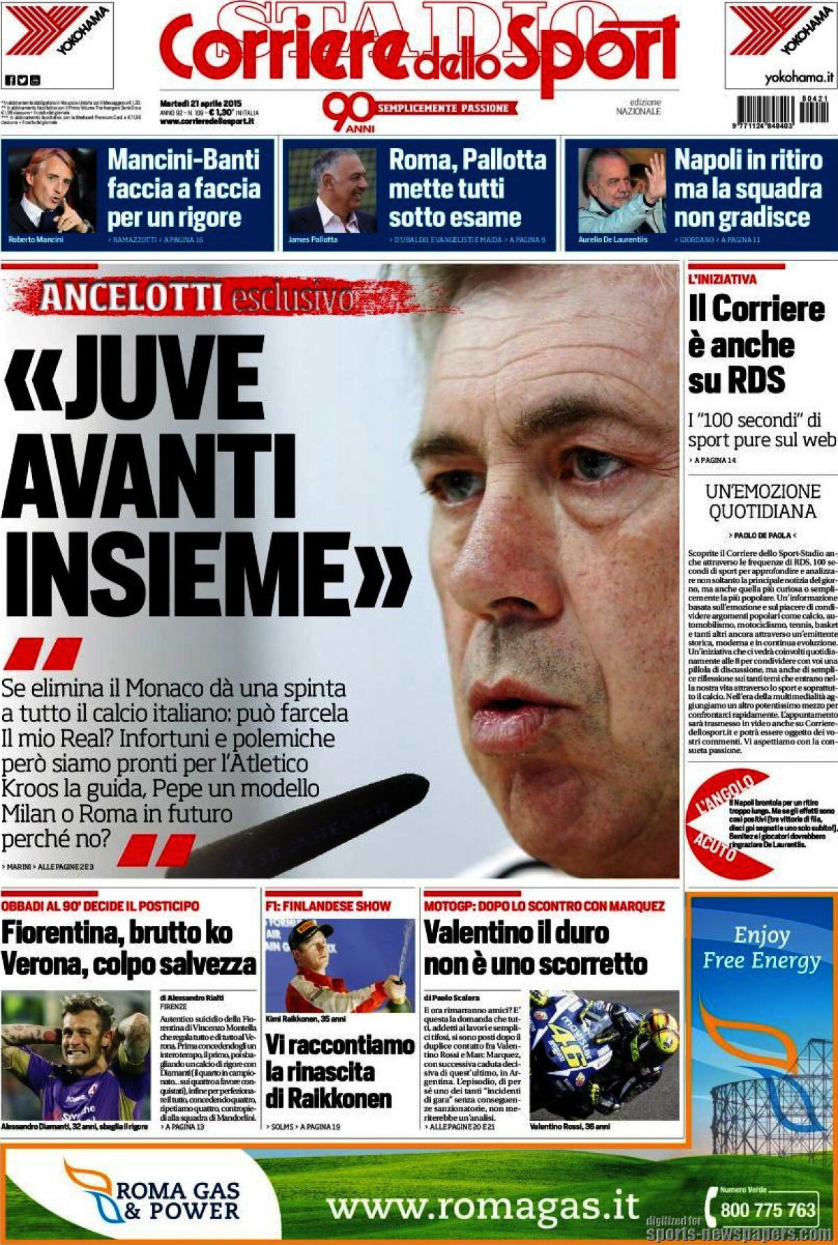 Ce scriu azi ziarele de sport din Europa (21 aprilie 2015)