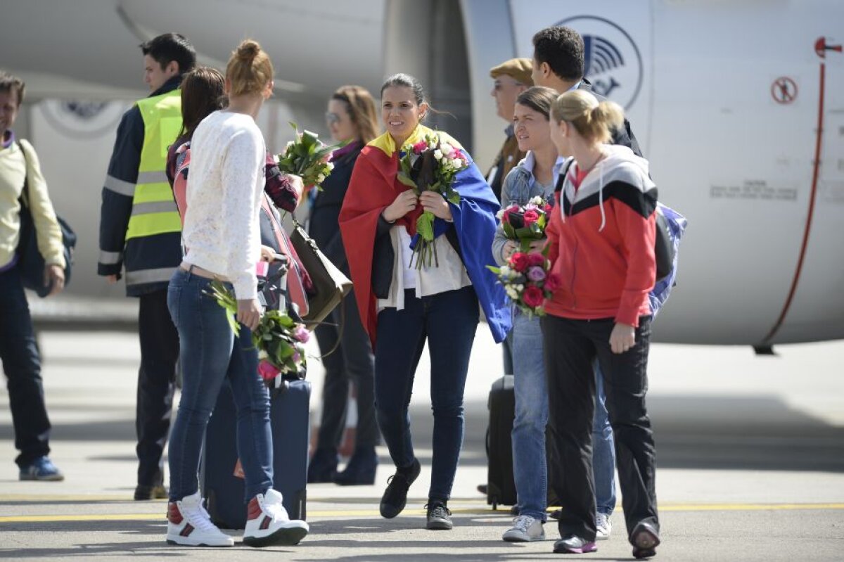 FOTO Jucătoarele echipei de Fed Cup s-au întors acasă: "Acum sîntem o forță"