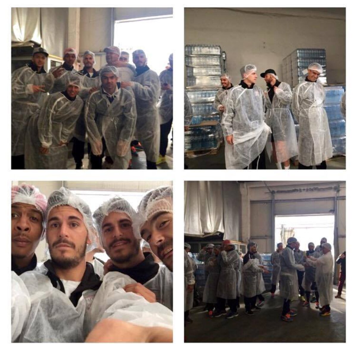 Valerii Moraru și-a dus jucătorii la fabrica pe care o deține » Imagini inedite cu Pancu și compania