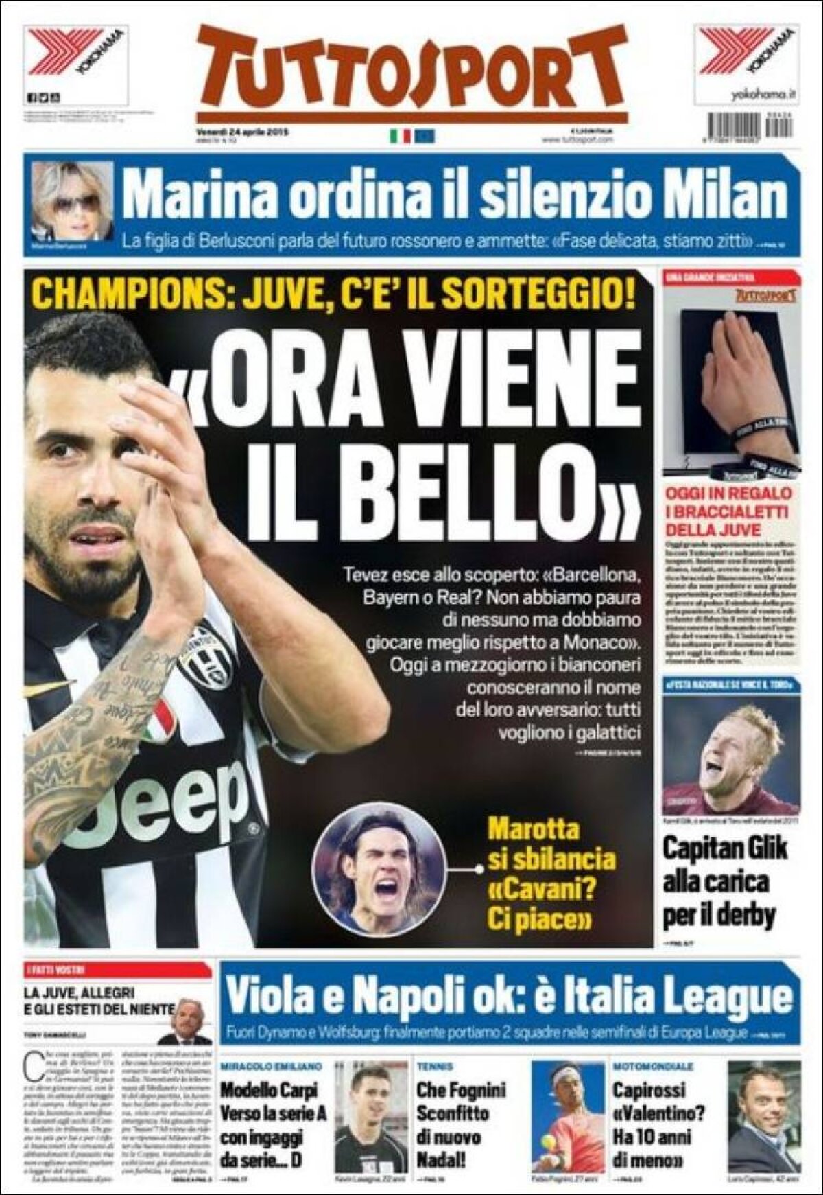 Ce scriu azi ziarele de sport din Europa (24 aprilie 2015)