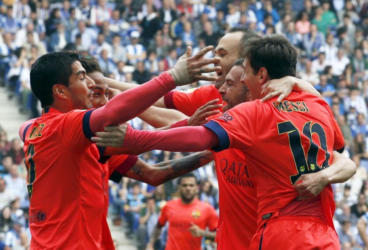 FOTO şi VIDEO Barcelona se impune cu 2-0 în derby-ul Cataluniei » Jucătorii lui Luis Enrique sînt tot mai aproape de titlu