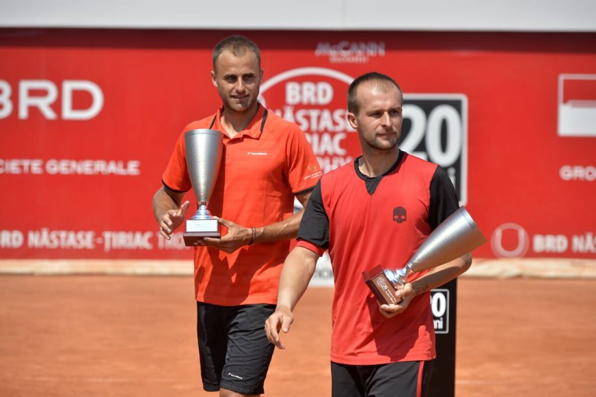 FOTO Adrian Ungur și Marius Copil au cîștigat trofeul la dublu la BRD Năstase Țiriac Trophy după o finală dramatică!