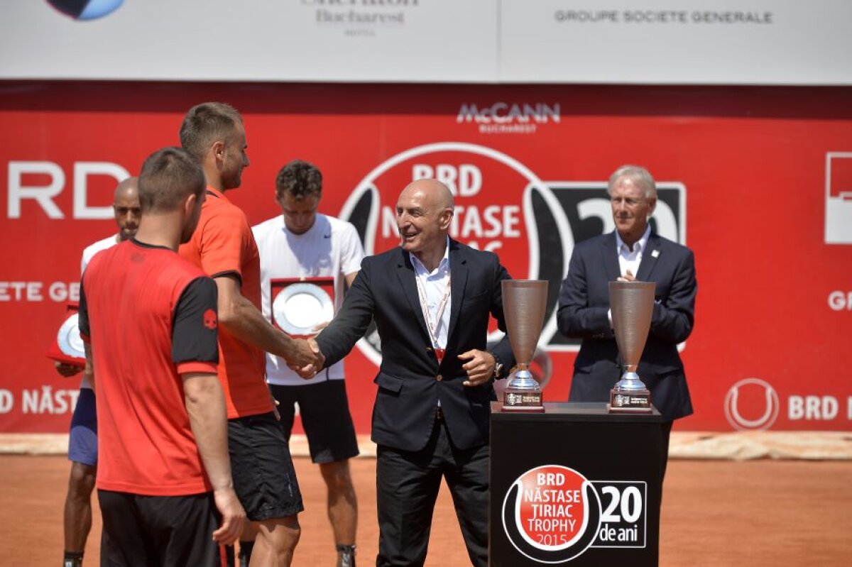 FOTO Adrian Ungur și Marius Copil au cîștigat trofeul la dublu la BRD Năstase Țiriac Trophy după o finală dramatică!