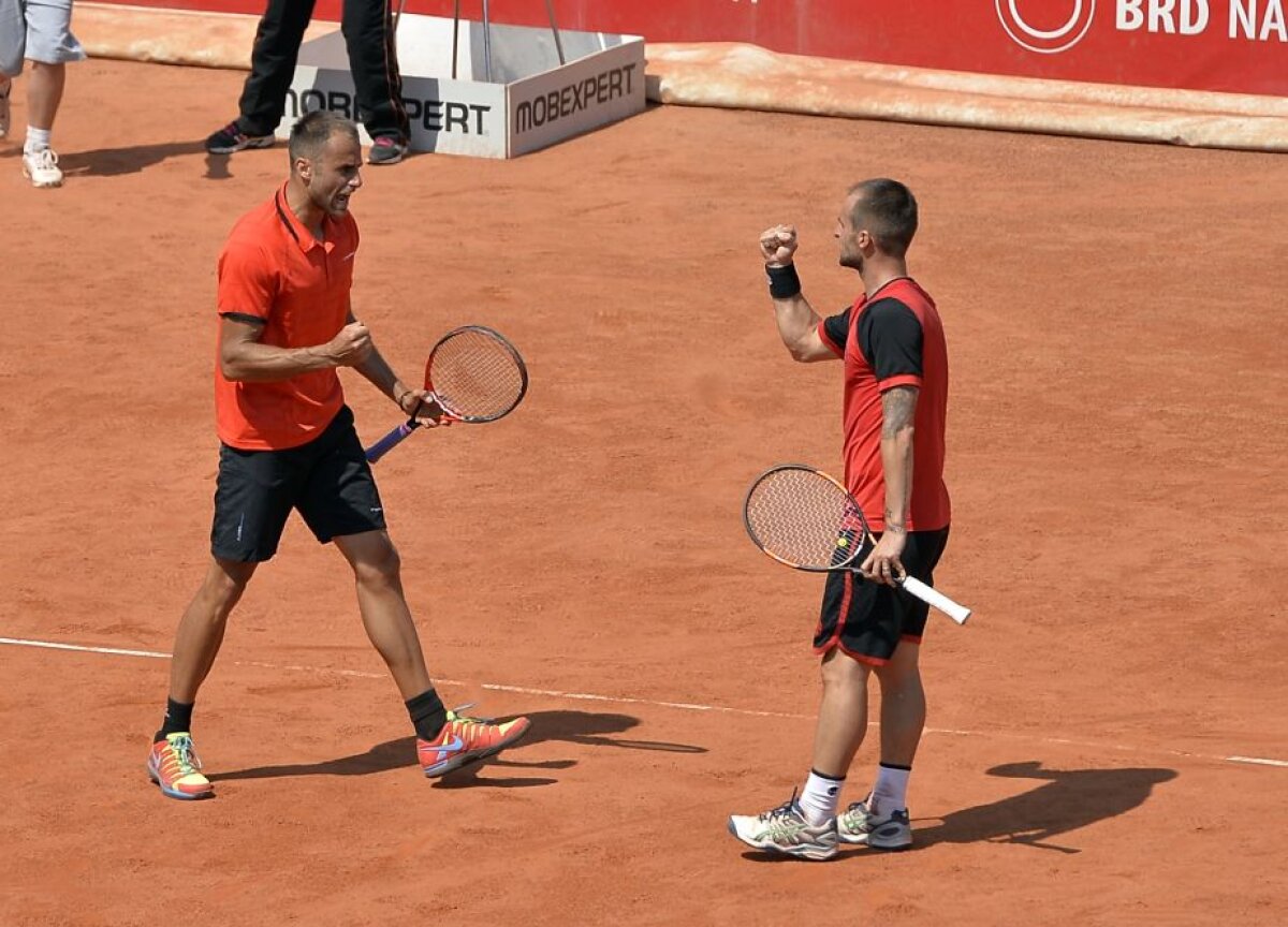 FOTO Adrian Ungur și Marius Copil au cîștigat trofeul la dublu la BRD Năstase Țiriac Trophy după o finală dramatică!