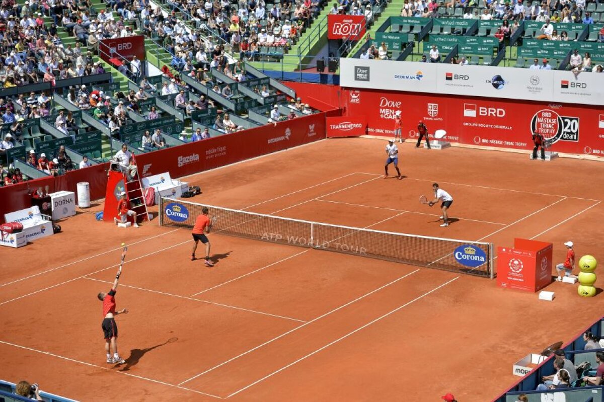 FOTO Adrian Ungur și Marius Copil au cîștigat trofeul la dublu la BRD Năstase Țiriac Trophy după o finală dramatică!