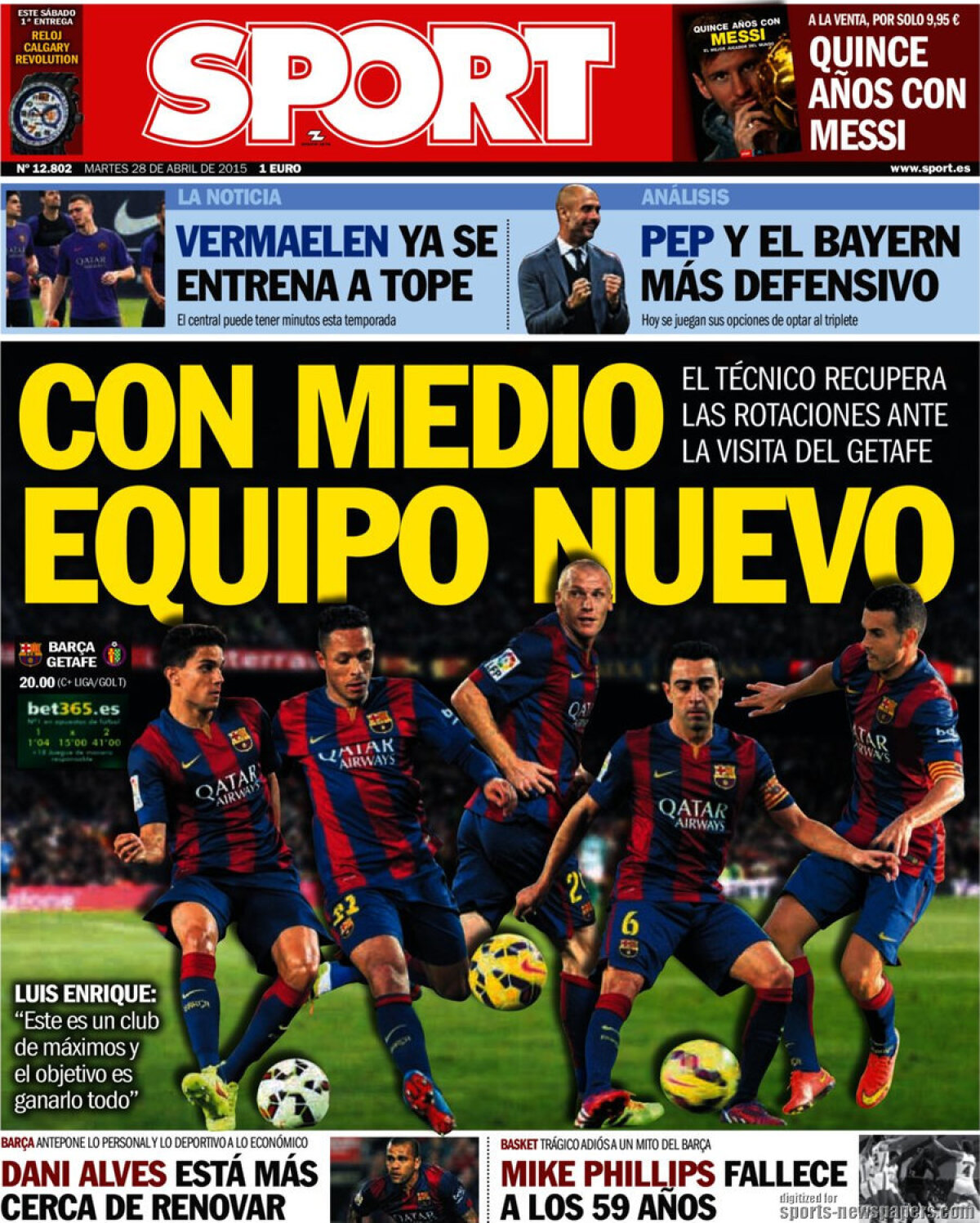 Ce scriu azi ziarele de sport din Europa (28 aprilie 2015)