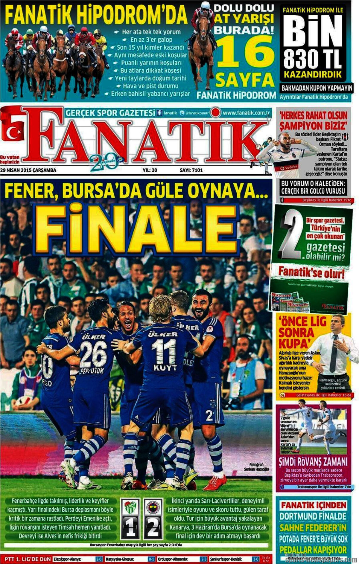 Ce scriu azi ziarele de sport din Europa (29 aprilie 2015)