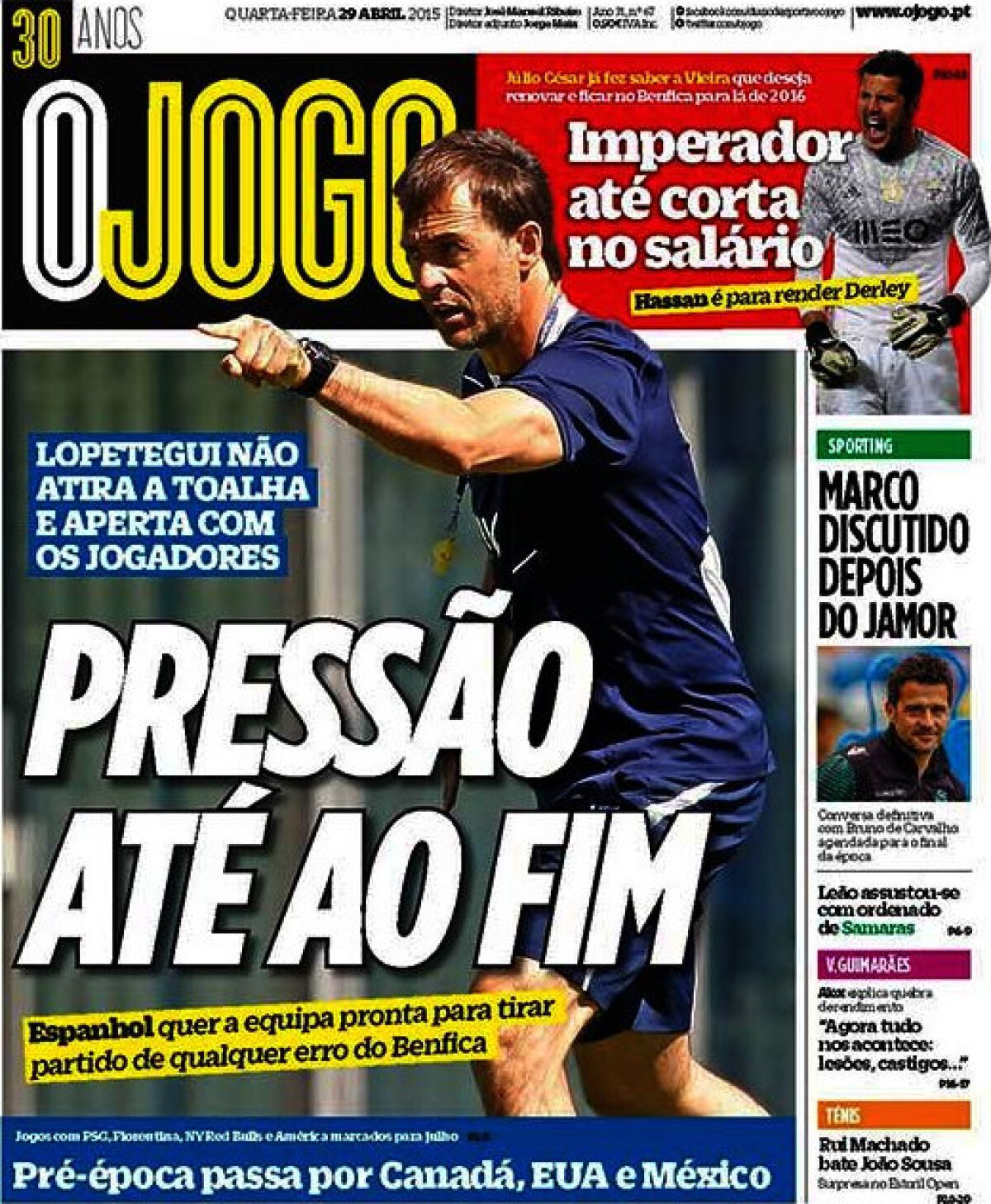 Ce scriu azi ziarele de sport din Europa (29 aprilie 2015)