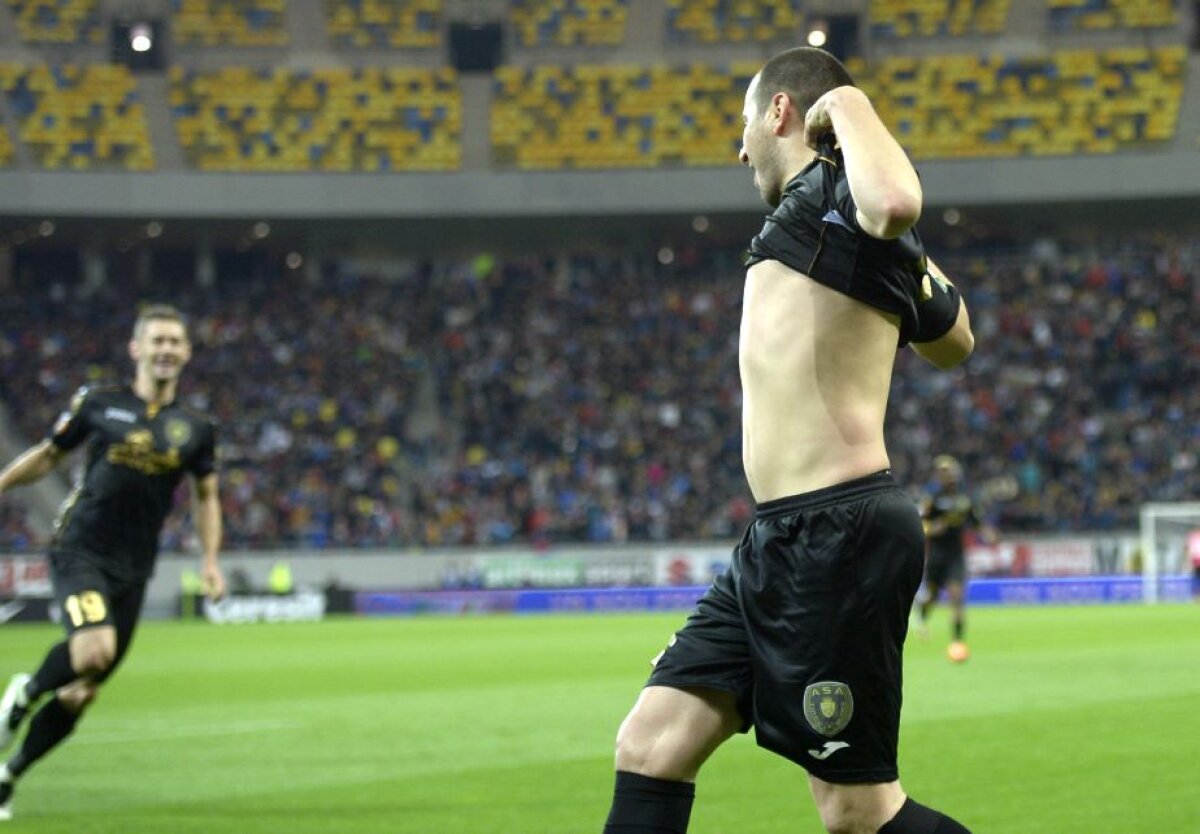 FOTO şi VIDEO Steaua-ASA 0-1 » Ardelenii, lideri cu 62 de puncte, roş-albaştrii, 60 de puncte » Au mai rămas 5 etape