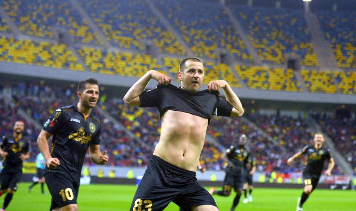 FOTO şi VIDEO Ianis Zicu le-a răspuns contestatarilor săi după golul înscris împotriva Stelei » Cum a sărbătorit reușita