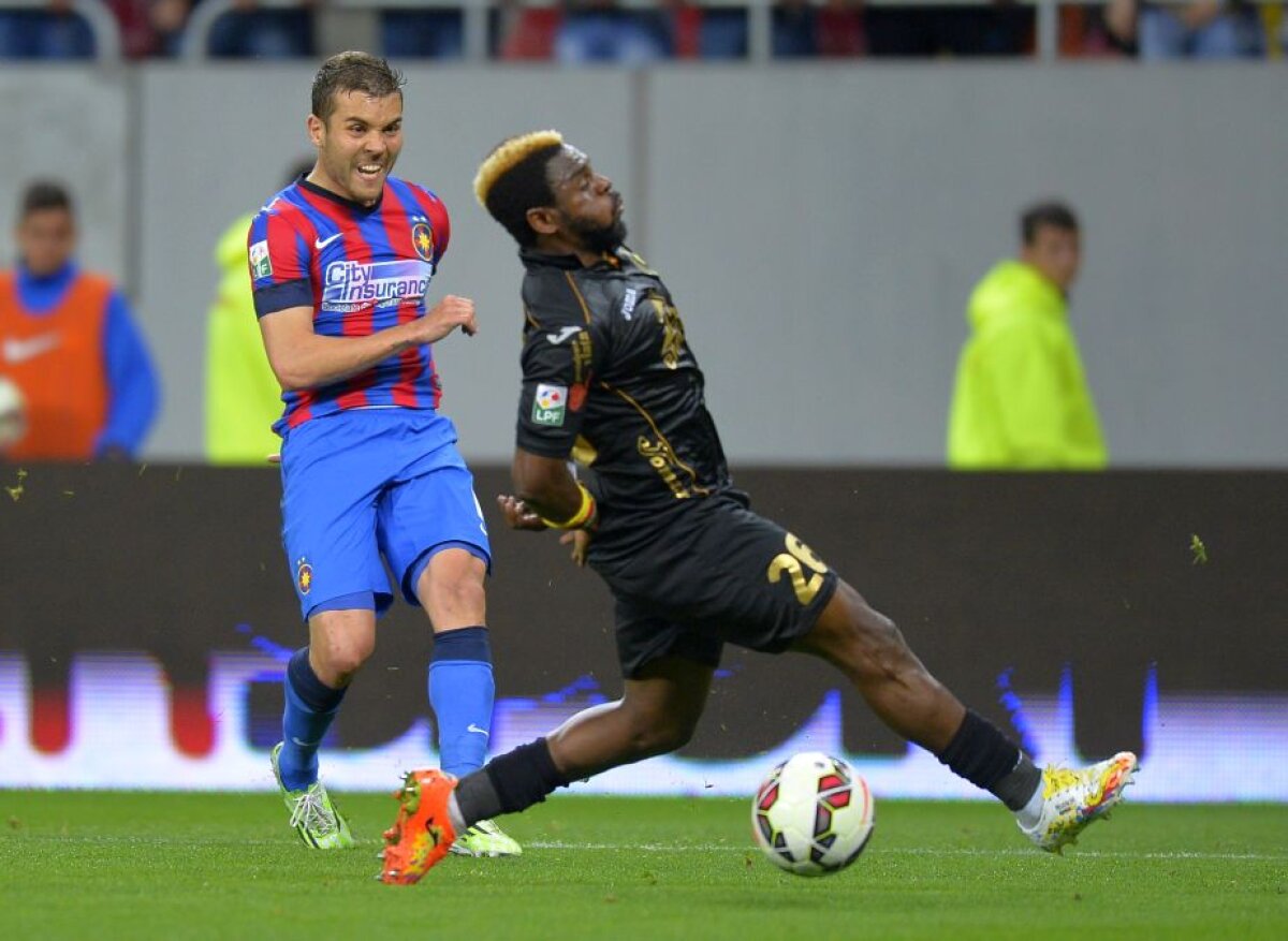 FOTO şi VIDEO Steaua-ASA 0-1 » Ardelenii, lideri cu 62 de puncte, roş-albaştrii, 60 de puncte » Au mai rămas 5 etape