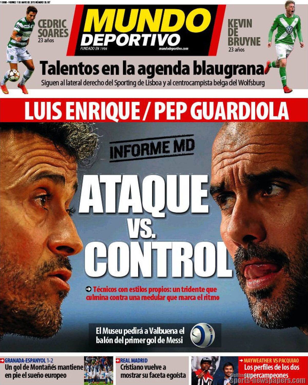 Ce scriu azi ziarele de sport din lume (1 mai 2015)