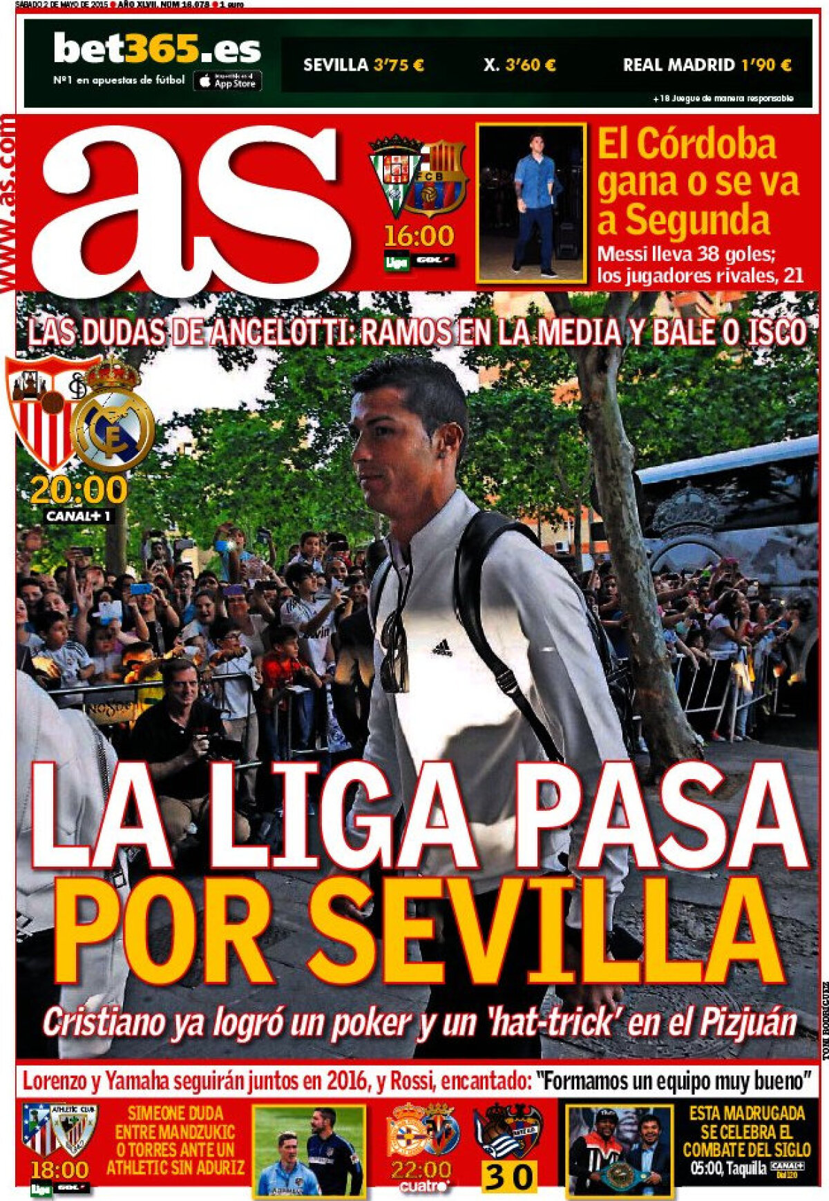 Ce scriu azi ziarele de sport din lume (2 mai 2015)