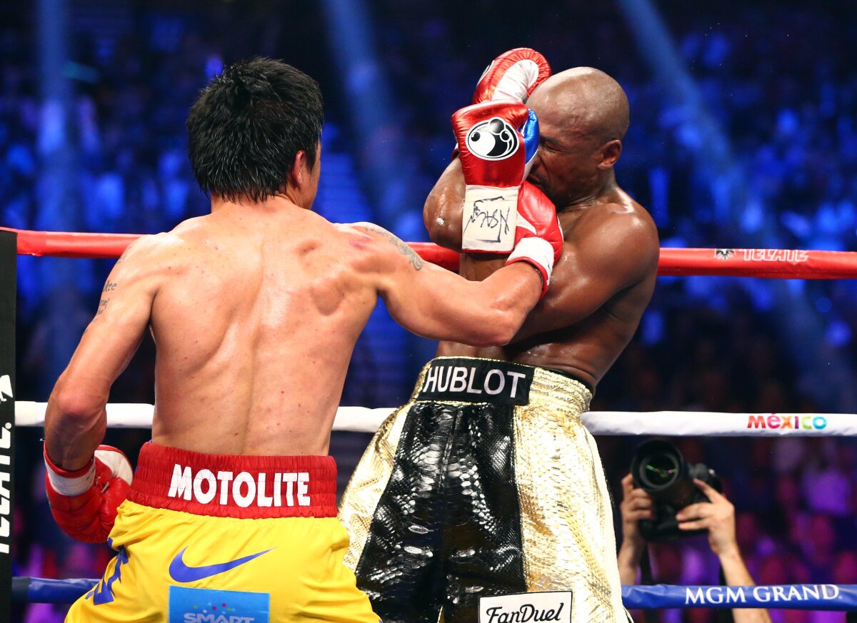 GALERIE FOTO Ai ratat superduelul dintre Floyd Mayweather și Manny Pacquiao? » 30 de imagini de colecție de la "Meciul Secolului"