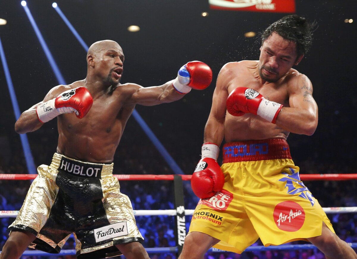 GALERIE FOTO Ai ratat superduelul dintre Floyd Mayweather și Manny Pacquiao? » 30 de imagini de colecție de la "Meciul Secolului"