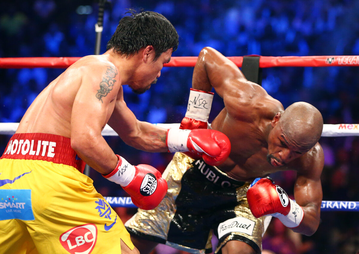 GALERIE FOTO Ai ratat superduelul dintre Floyd Mayweather și Manny Pacquiao? » 30 de imagini de colecție de la "Meciul Secolului"