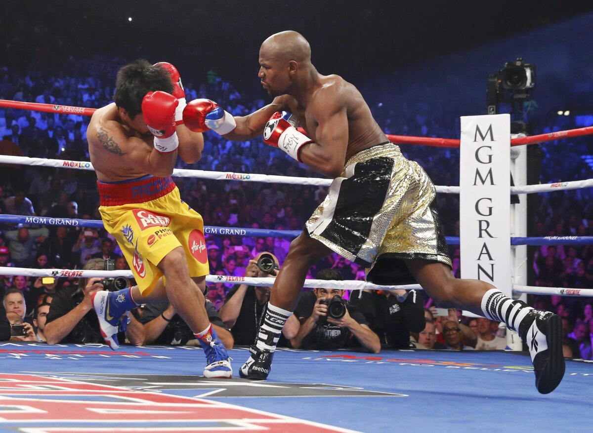 GALERIE FOTO Ai ratat superduelul dintre Floyd Mayweather și Manny Pacquiao? » 30 de imagini de colecție de la "Meciul Secolului"