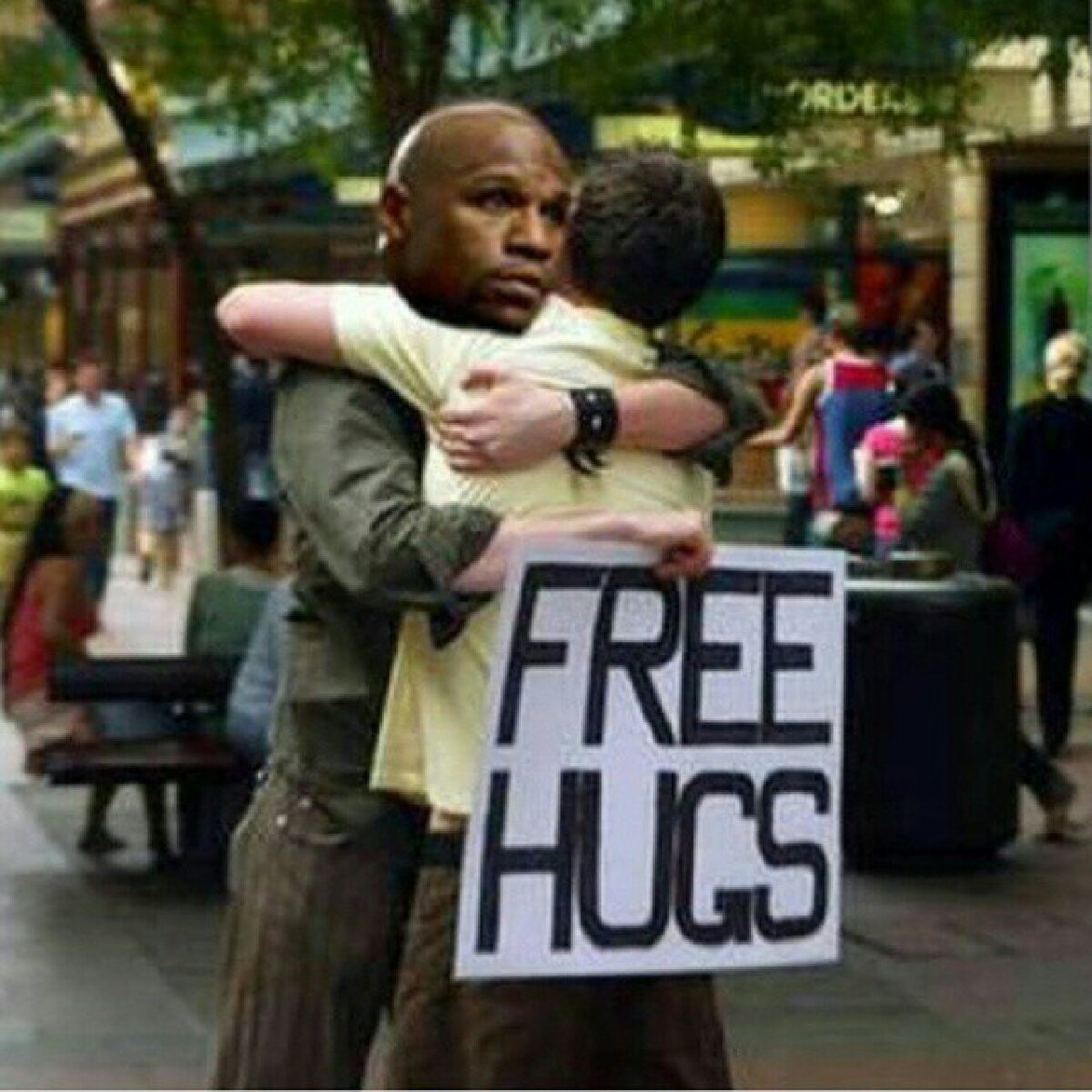 FOTO Imagini geniale după victoria defensivului Mayweather cu Pacquiao: ”Ești Chelsea al boxului”