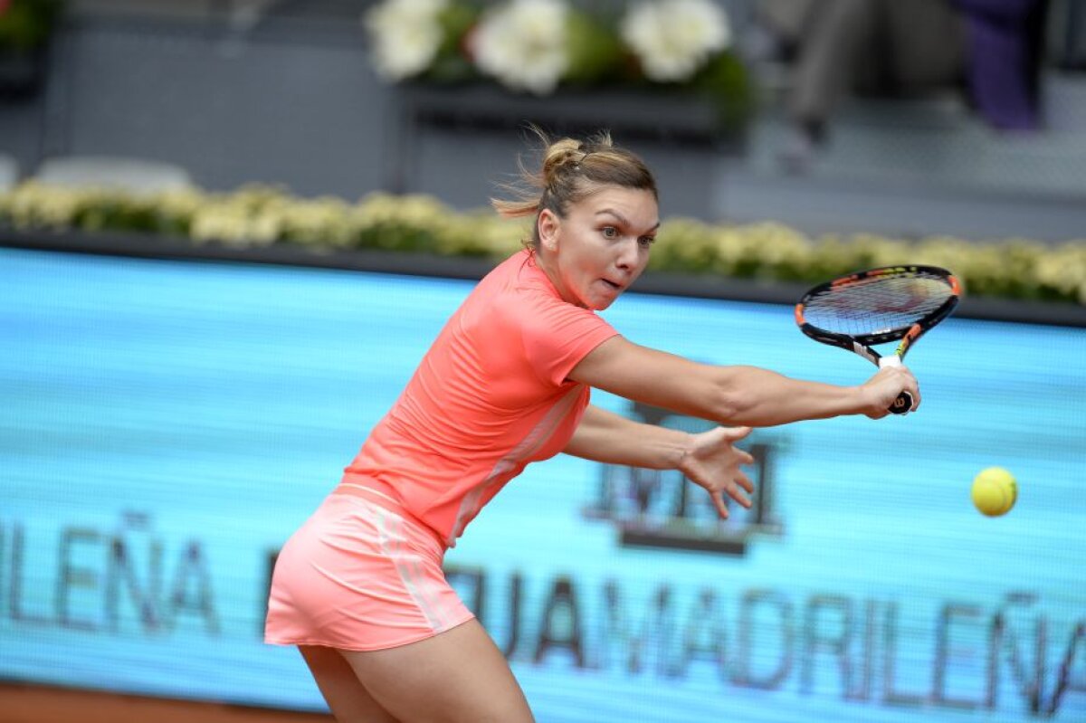 Dezamăgitor! Simona Halep, eliminare surprinzătoare în primul tur la Madrid » Rivala Șarapova a trecut mai departe