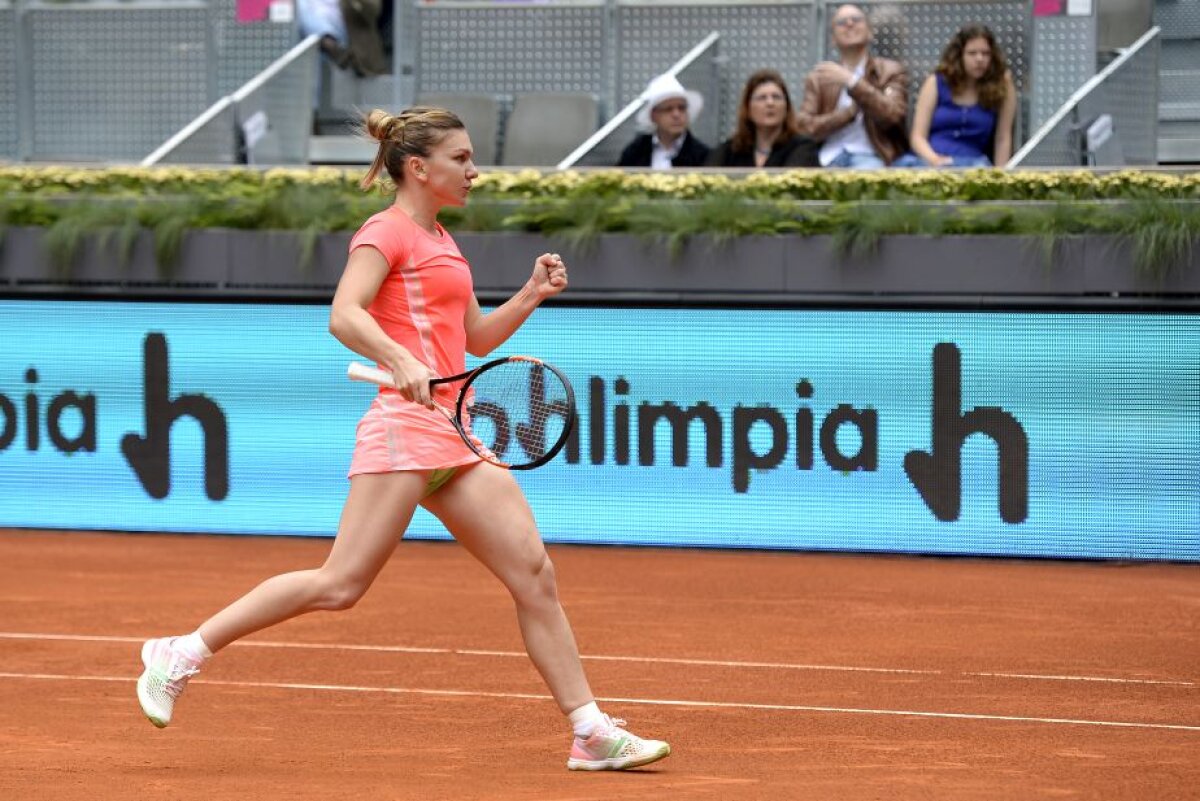 Dezamăgitor! Simona Halep, eliminare surprinzătoare în primul tur la Madrid » Rivala Șarapova a trecut mai departe