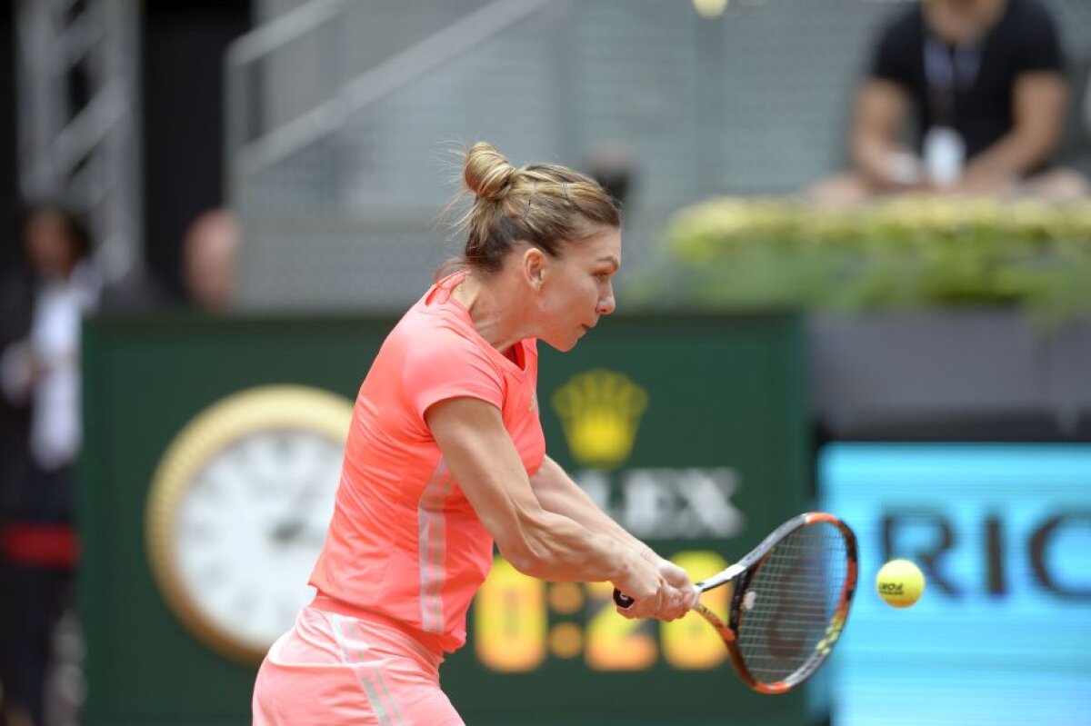 Dezamăgitor! Simona Halep, eliminare surprinzătoare în primul tur la Madrid » Rivala Șarapova a trecut mai departe