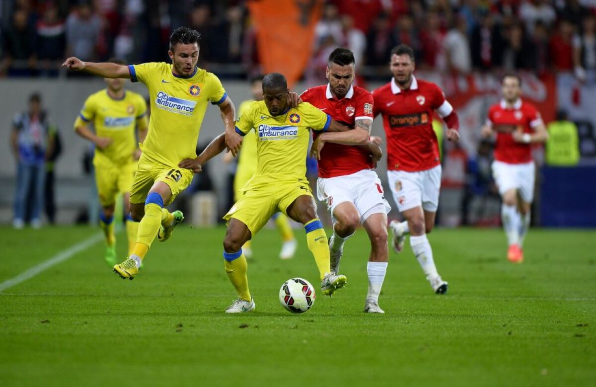 VIDEO și FOTO REVITALIZAȚI! Stanciu și Prepeliță o dezmembrează pe Dinamo, care o readuce pe Steaua în lupta pentru titlu