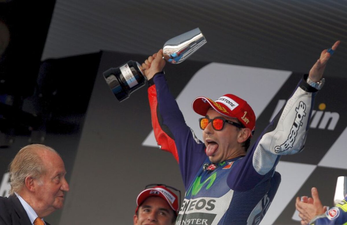 GALERIE FOTO Jorge Lorenzo a cîștigat Marele Premiu al Spaniei » Valentino Rossi conduce în clasamentul general