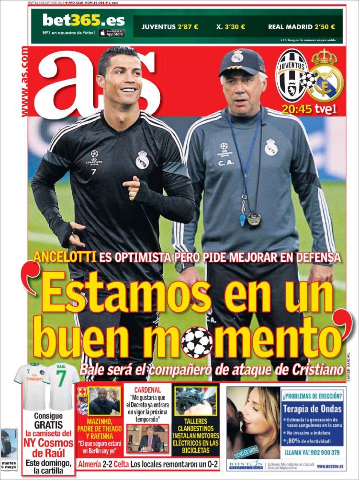 Ce scriu azi ziarele de sport din lume (5 mai 2015)