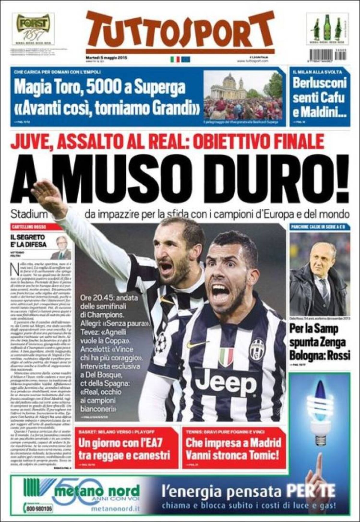 Ce scriu azi ziarele de sport din lume (5 mai 2015)