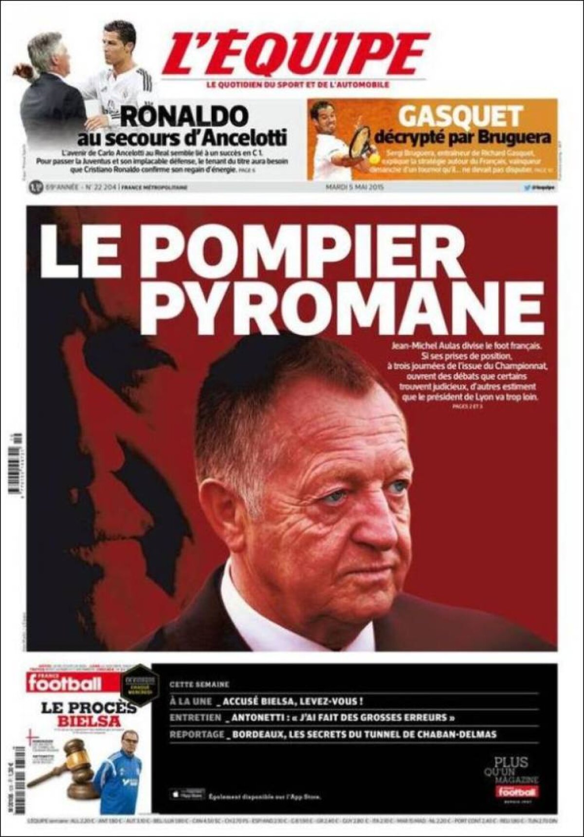 Ce scriu azi ziarele de sport din lume (5 mai 2015)