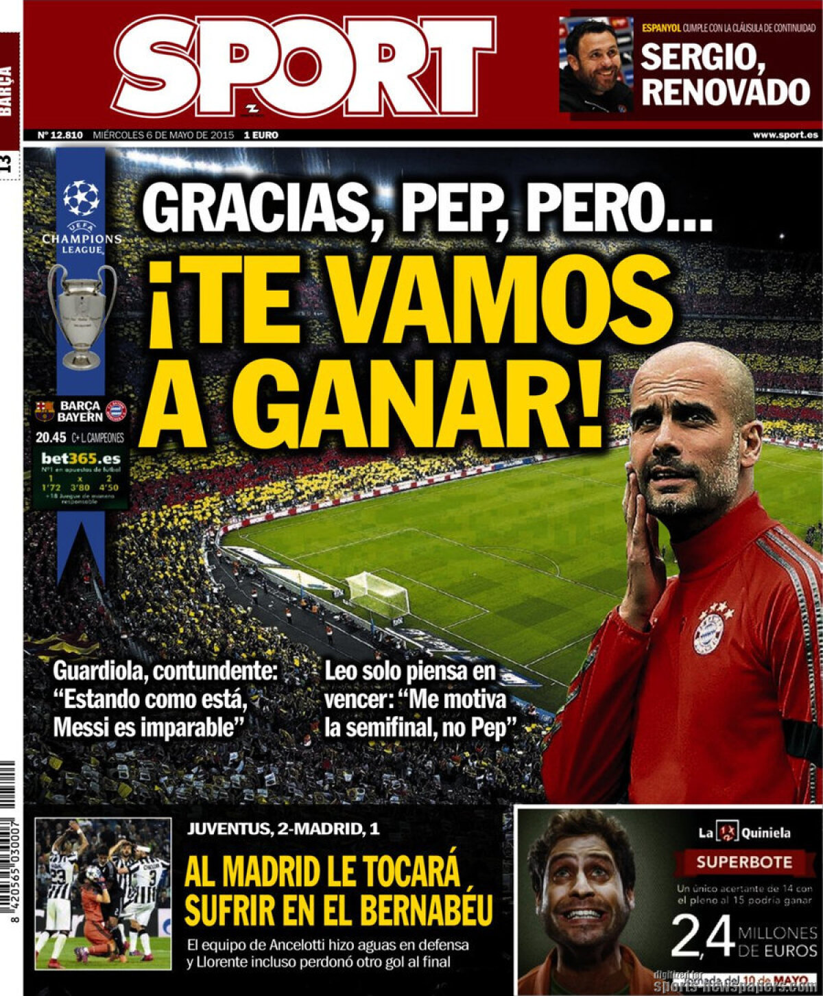 Ce scriu azi ziarele de sport din lume (6 mai 2015)