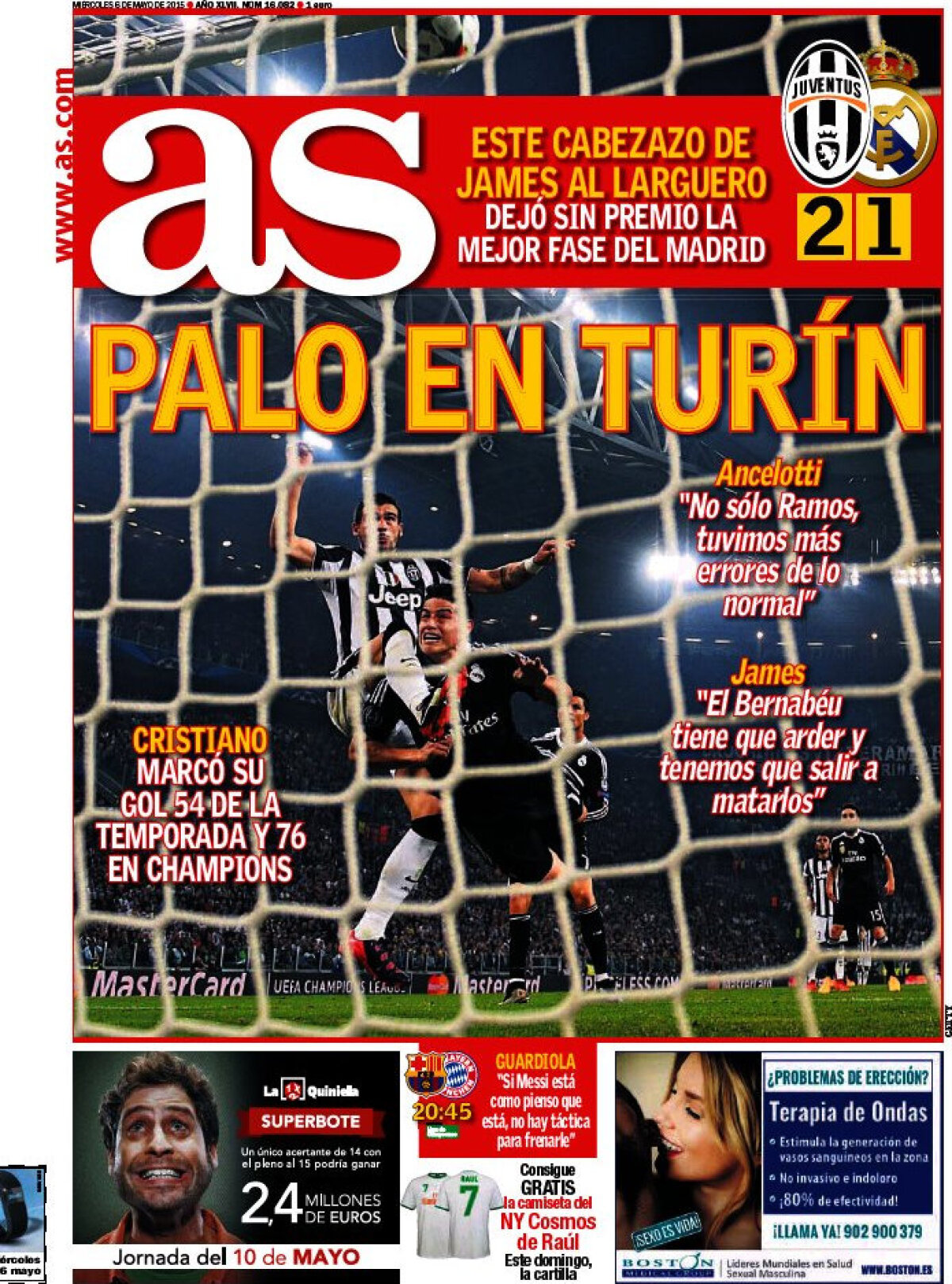 Ce scriu azi ziarele de sport din lume (6 mai 2015)