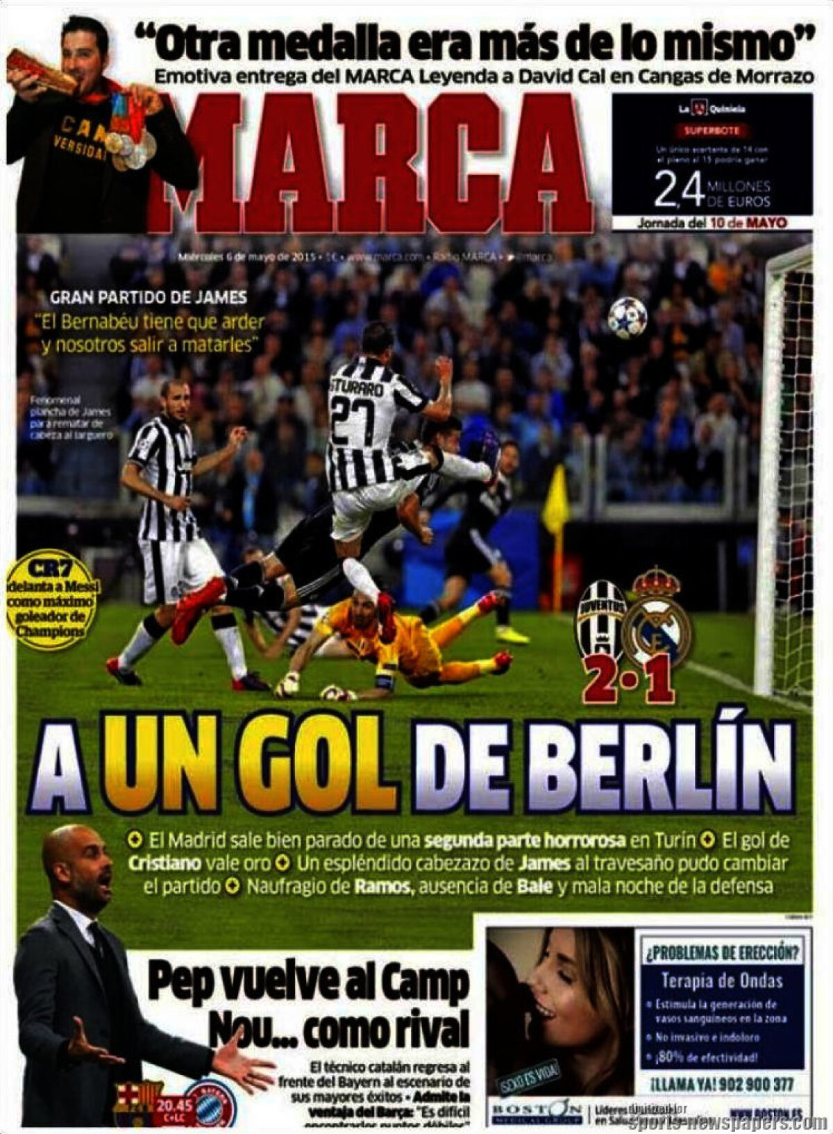 Ce scriu azi ziarele de sport din lume (6 mai 2015)