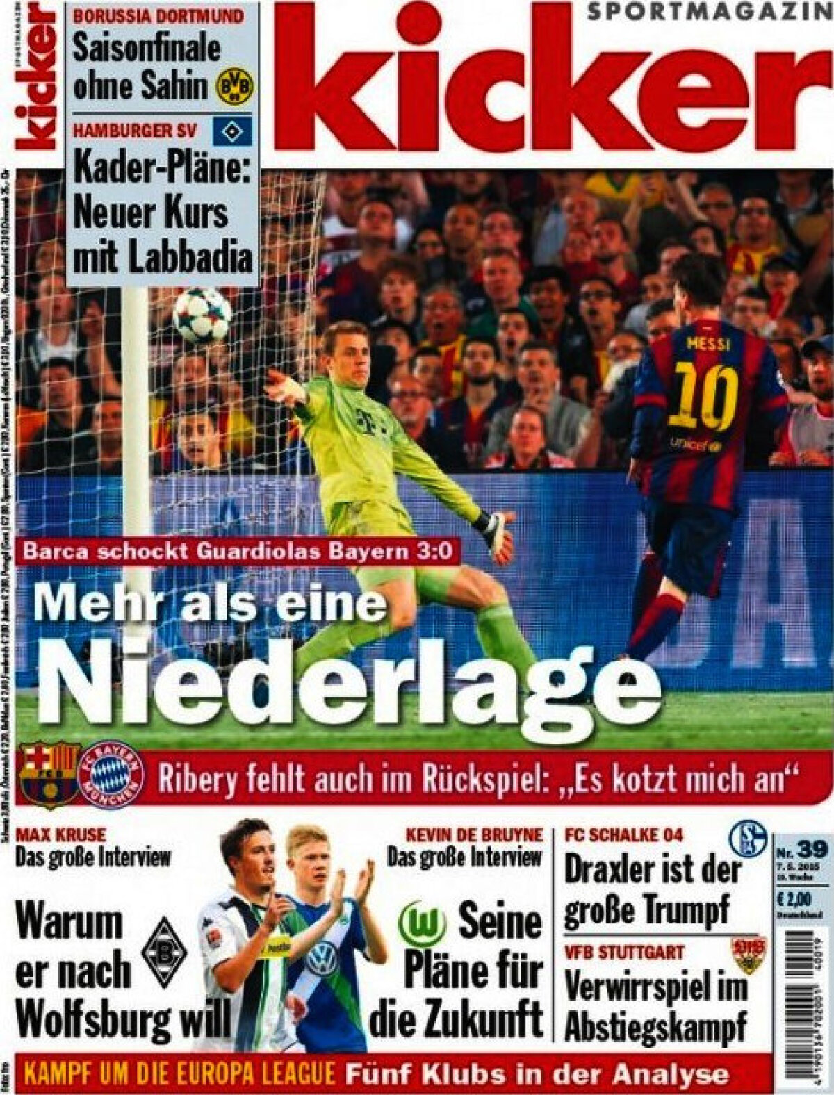 Ce scriu azi ziarele de sport din lume (7 mai 2015)