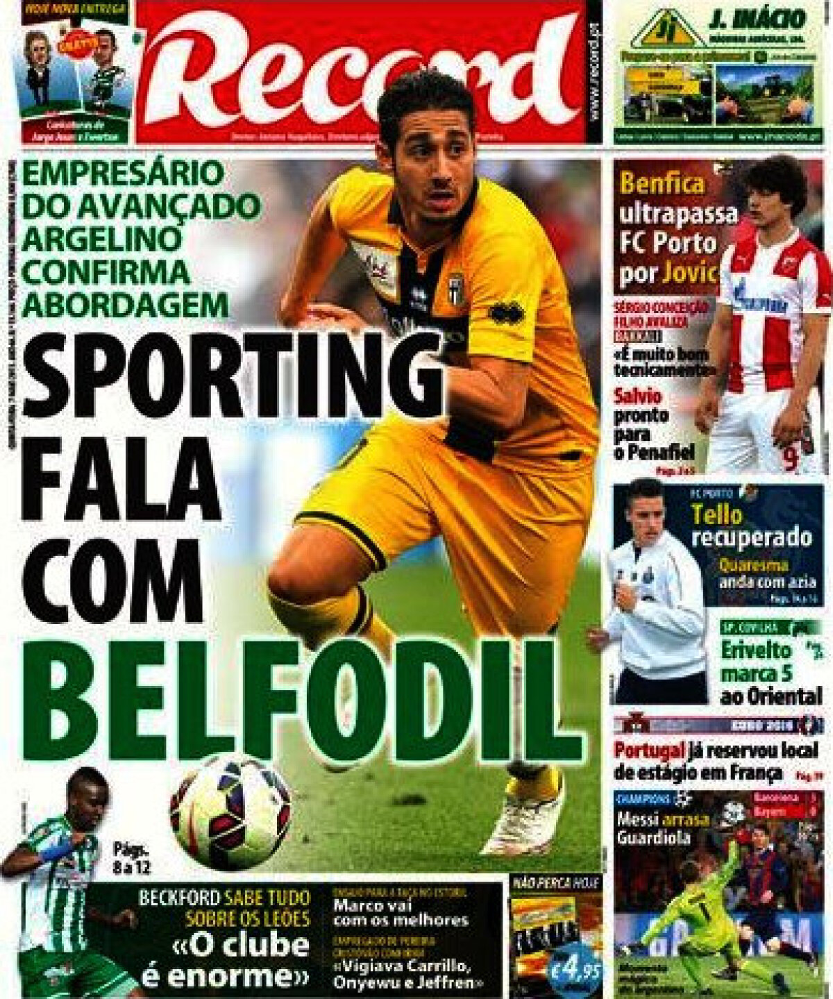 Ce scriu azi ziarele de sport din lume (7 mai 2015)