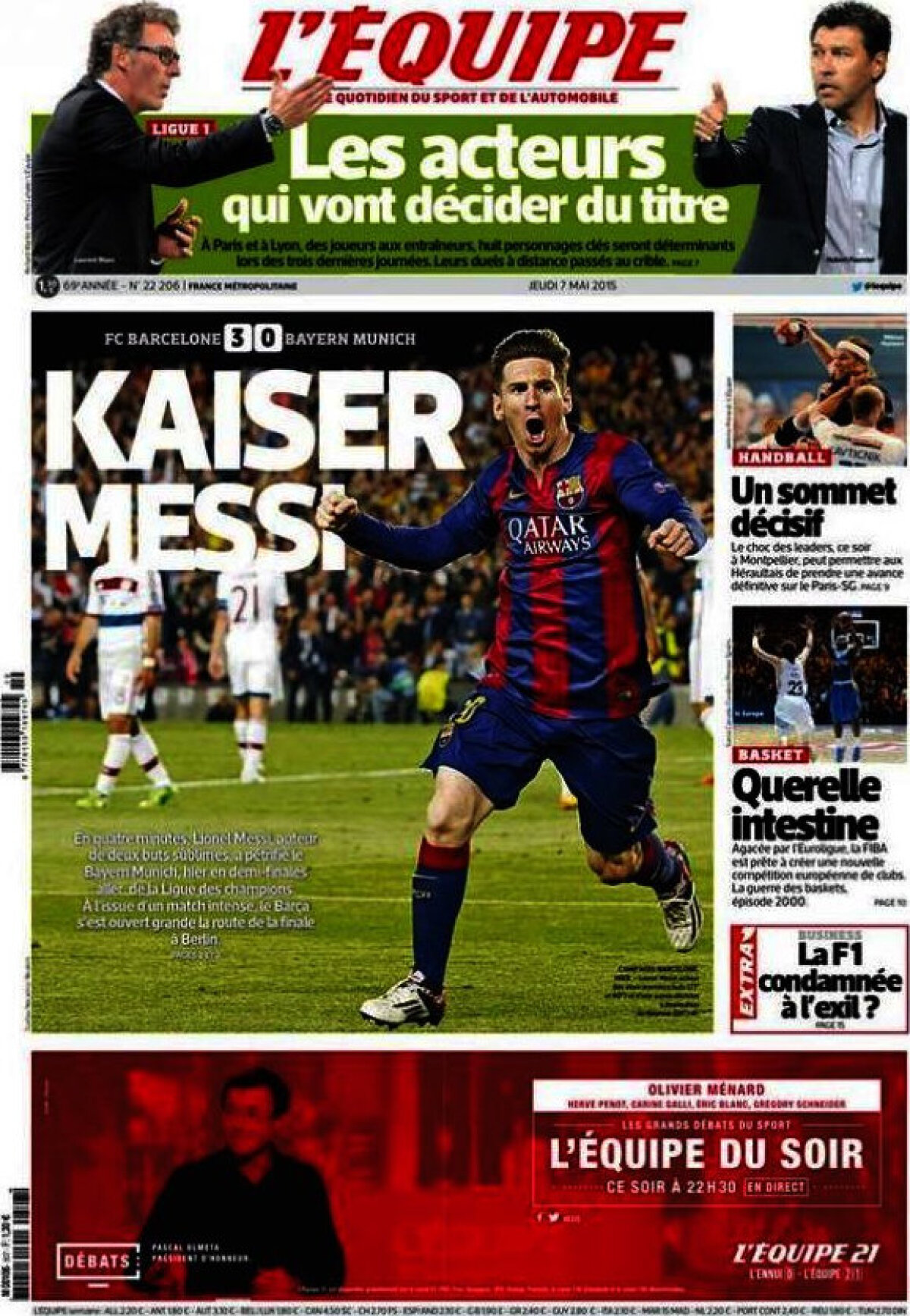 Ce scriu azi ziarele de sport din lume (7 mai 2015)