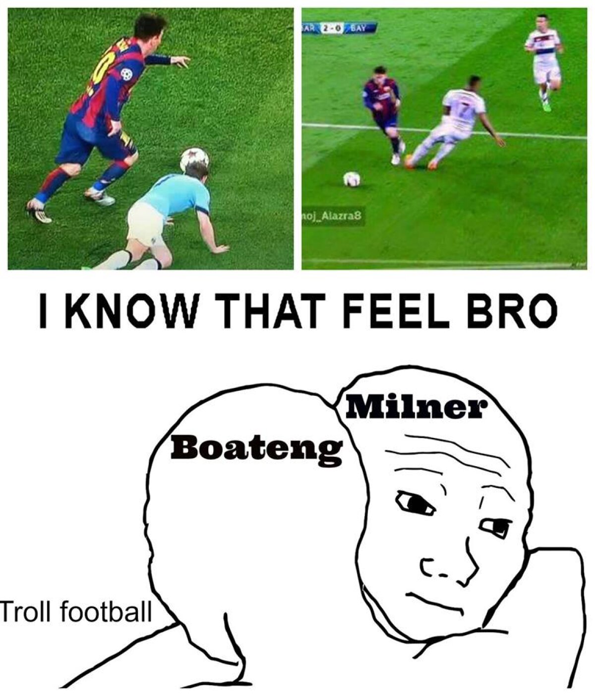 FOTO+VIDEO Cele mai amuzante imagini după ce Messi l-a umilit pe Boateng