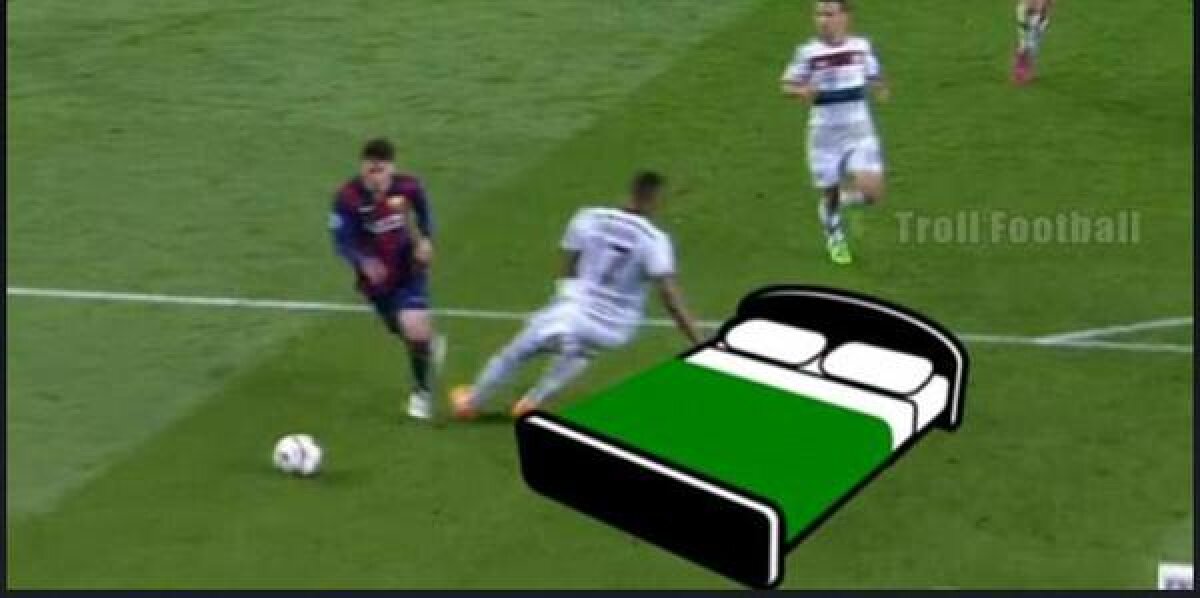 FOTO+VIDEO Cele mai amuzante imagini după ce Messi l-a umilit pe Boateng