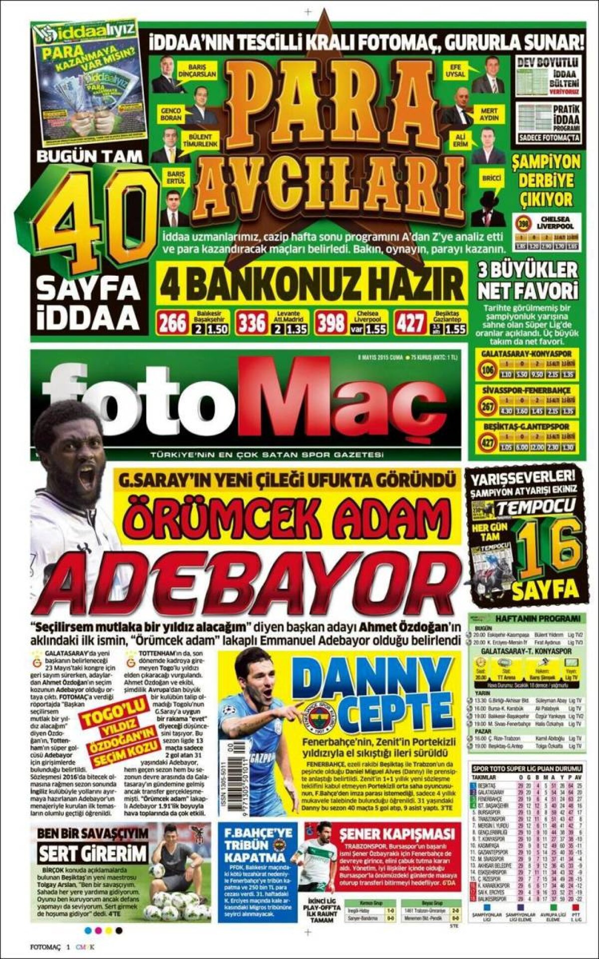 Ce scriu azi ziarele de sport din lume (8 mai 2015)