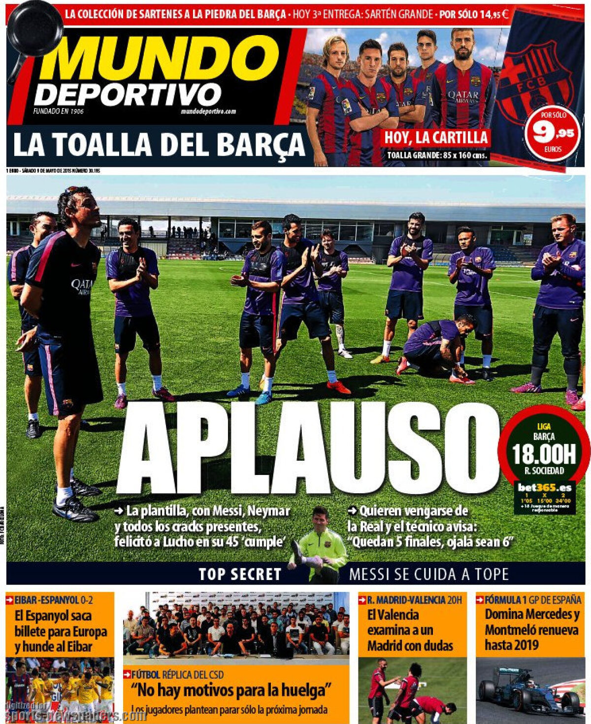 Ce scriu azi ziarele de sport din lume (9 mai 2015)