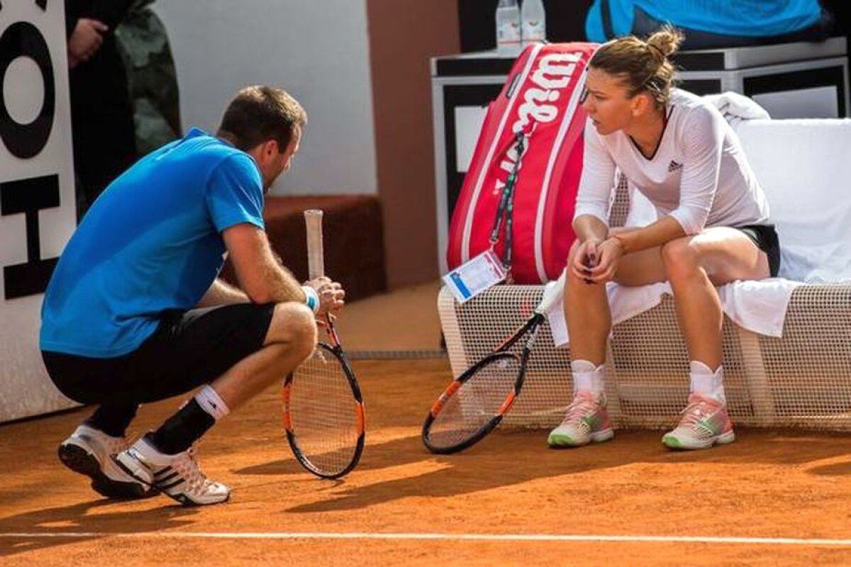 FOTO Simona Halep se antrenează din greu la Roma » Cum o descriu italienii