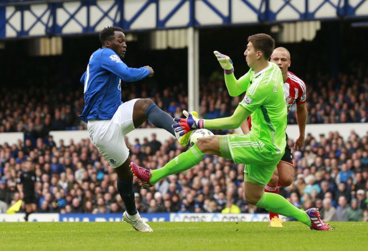 VIDEO Costel Pantilimon, meci de senzație împotriva lui Everton » Sunderland a produs surpriza