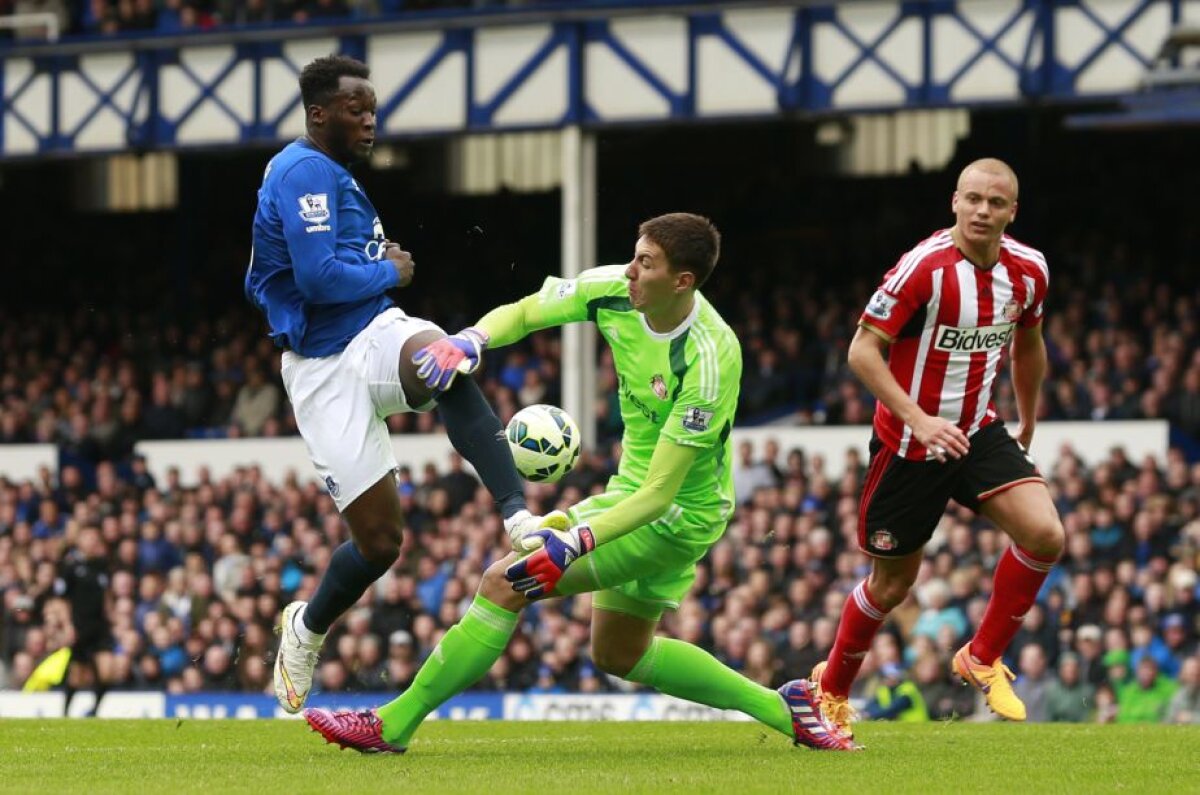 VIDEO Costel Pantilimon, meci de senzație împotriva lui Everton » Sunderland a produs surpriza