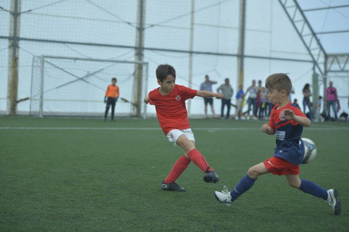 GALERIE FOTO Exemplu pentru seniori! Dinamo 2006 a umilit Steaua 2006, scor 7-1 » Gest emoționant al puștiului care a plîns după Derby de România