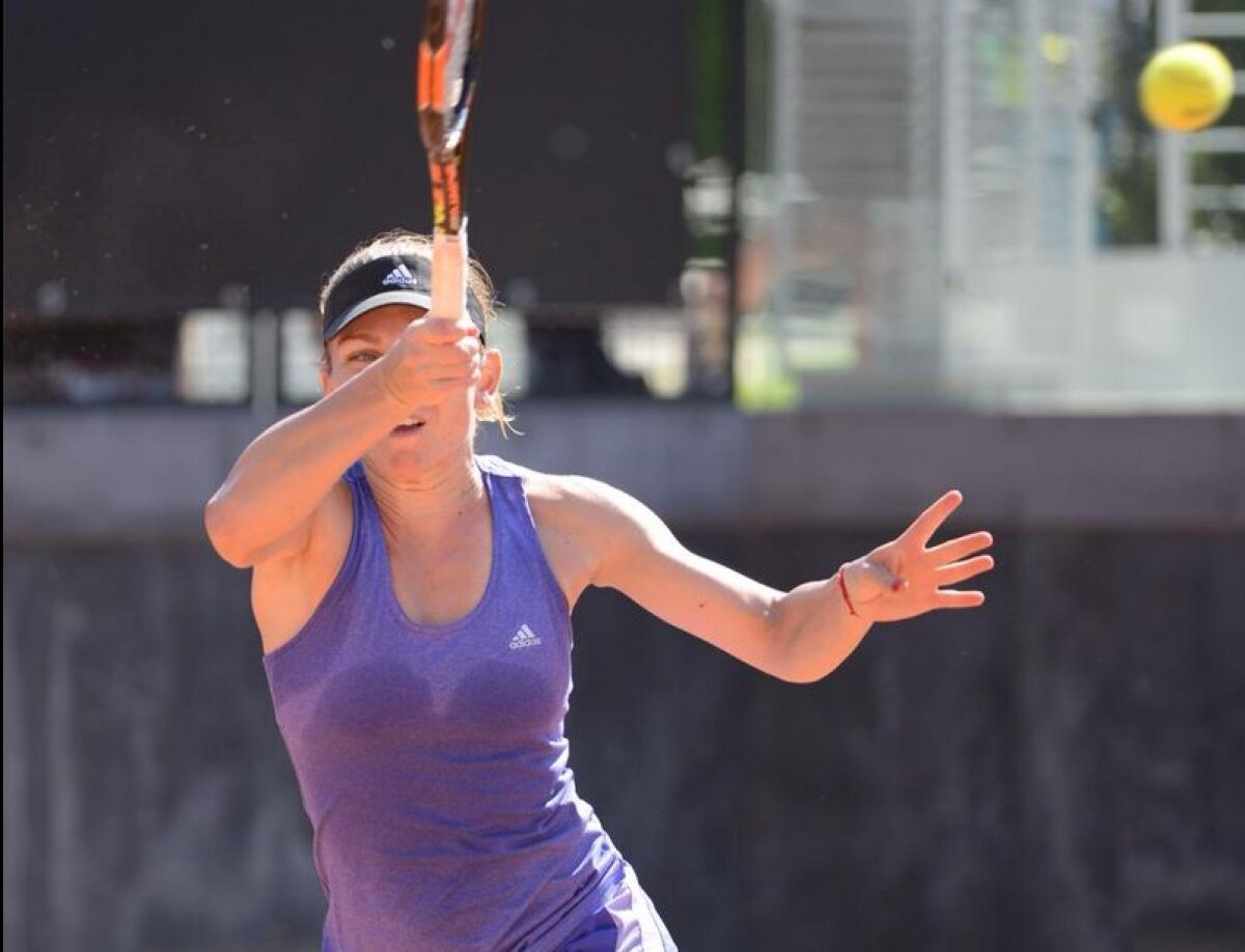 GALERIE FOTO Cu nervii întinși la maximum » Primele semne de slăbiciune ale Simonei Halep după turneul de la Madrid