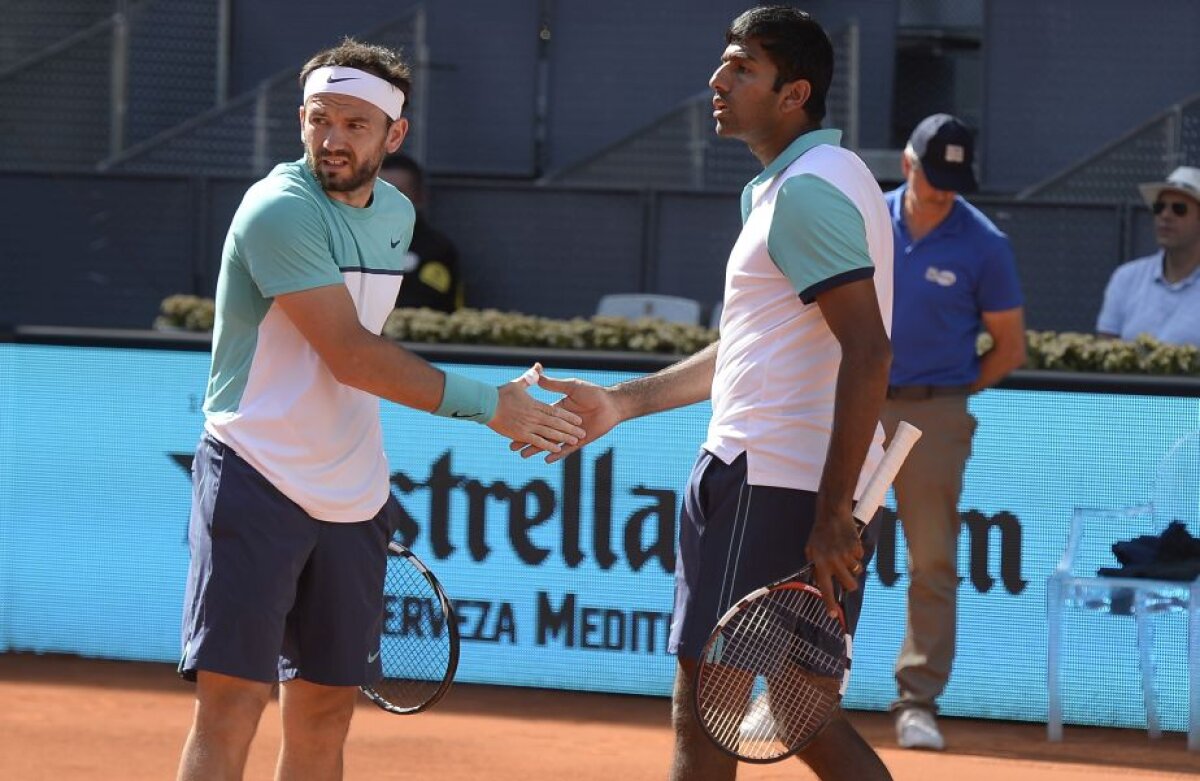 FOTO Victoria carierei! Florin Mergea și Rohan Bopanna au cîștigat finala de la Madrid